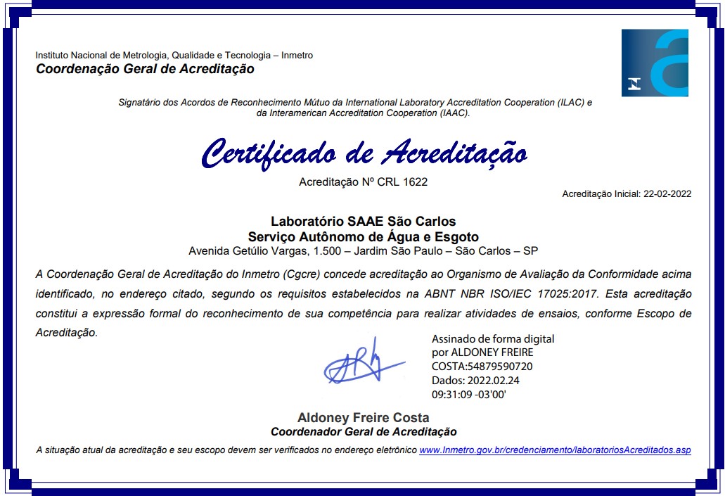 certificado ETA1